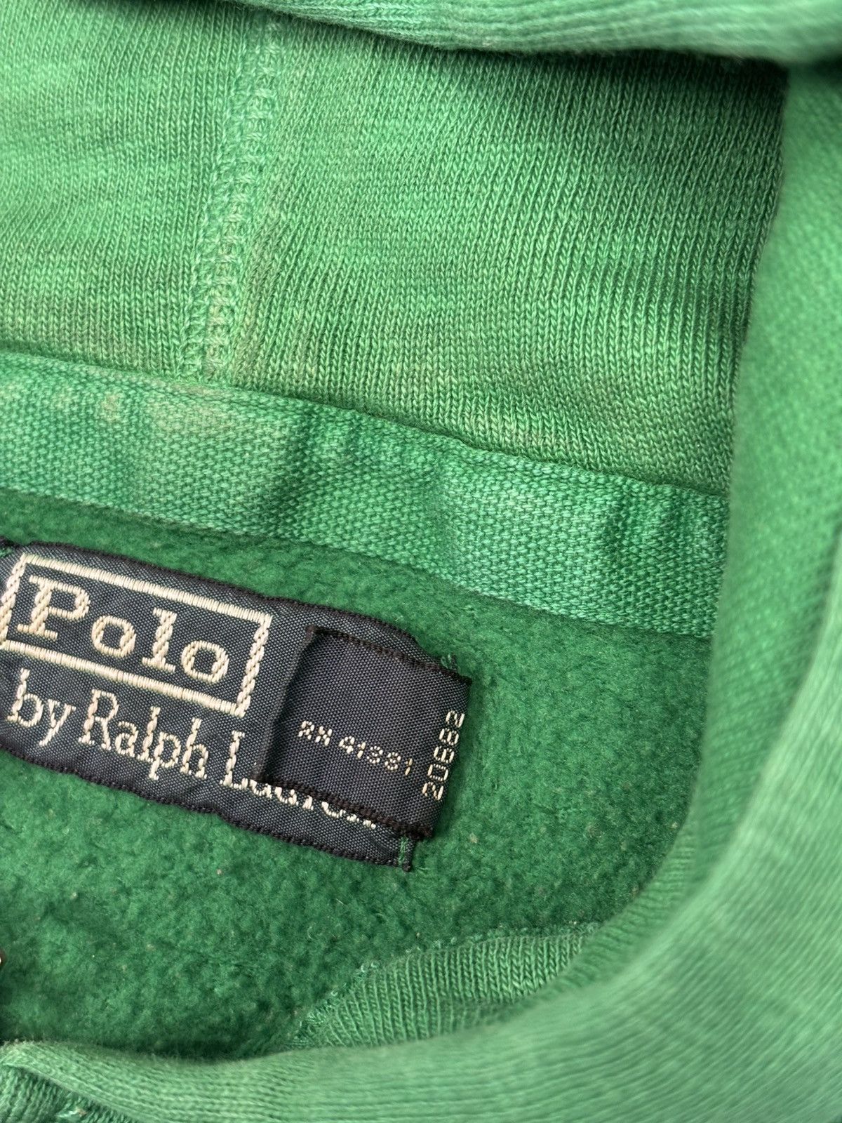 Polo Ralph Lauren × Vintage Vintage Polo Ralph Lauren Zip Hoodie Green Y2K Style Rare Size US L / EU 52-54 / 3 - 7 Thumbnail
