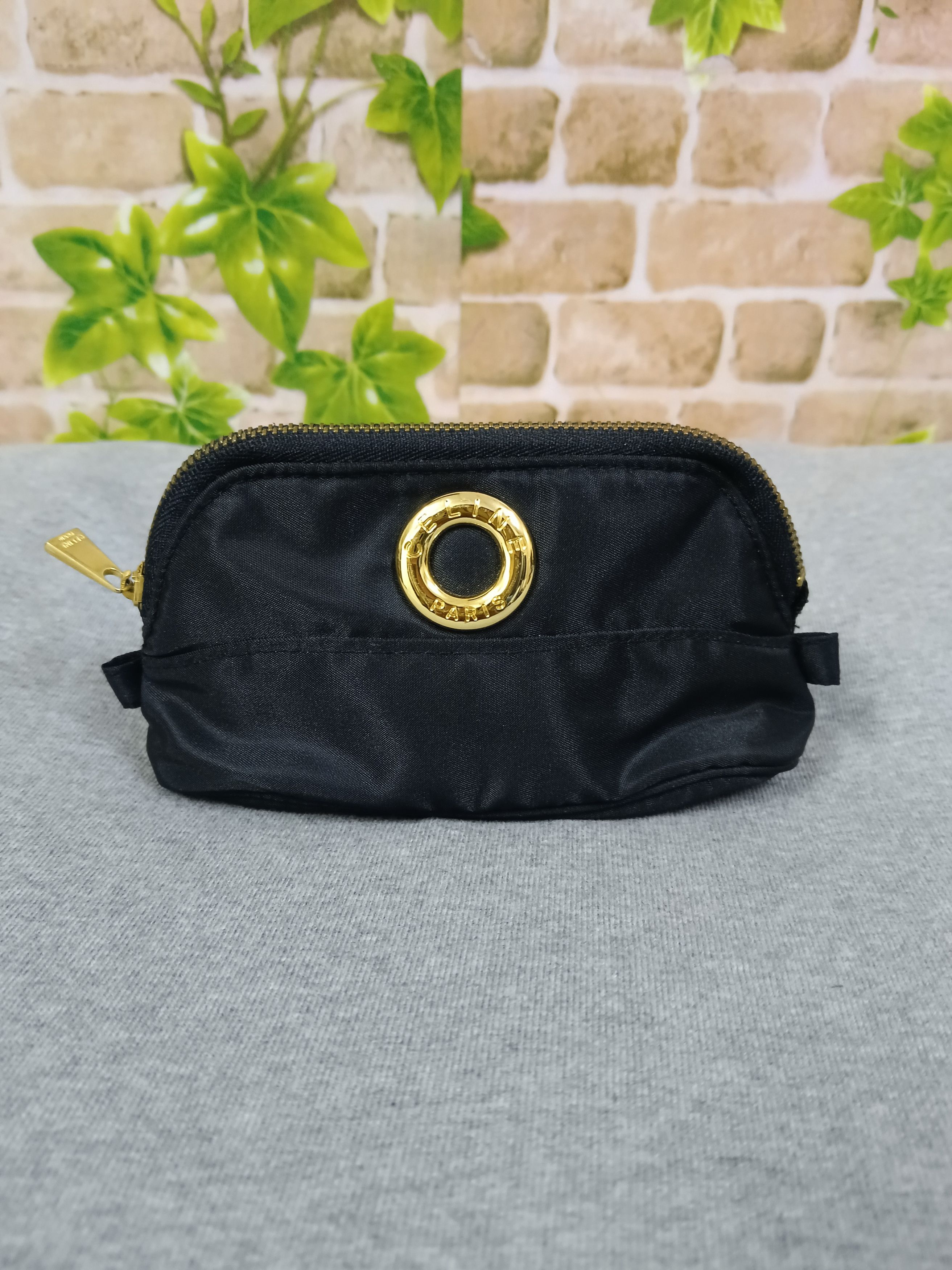 Celine CELINE PARIS GOLD RING COSMETIC BAG Size ONE SIZE - 2 Thumbnail