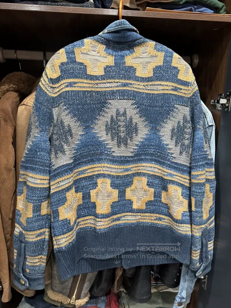 RRL Ralph Lauren RRL Ralph Lauren Starry Sky Southwest Sweater Size US XL / EU 56 / 4 - 4 Thumbnail