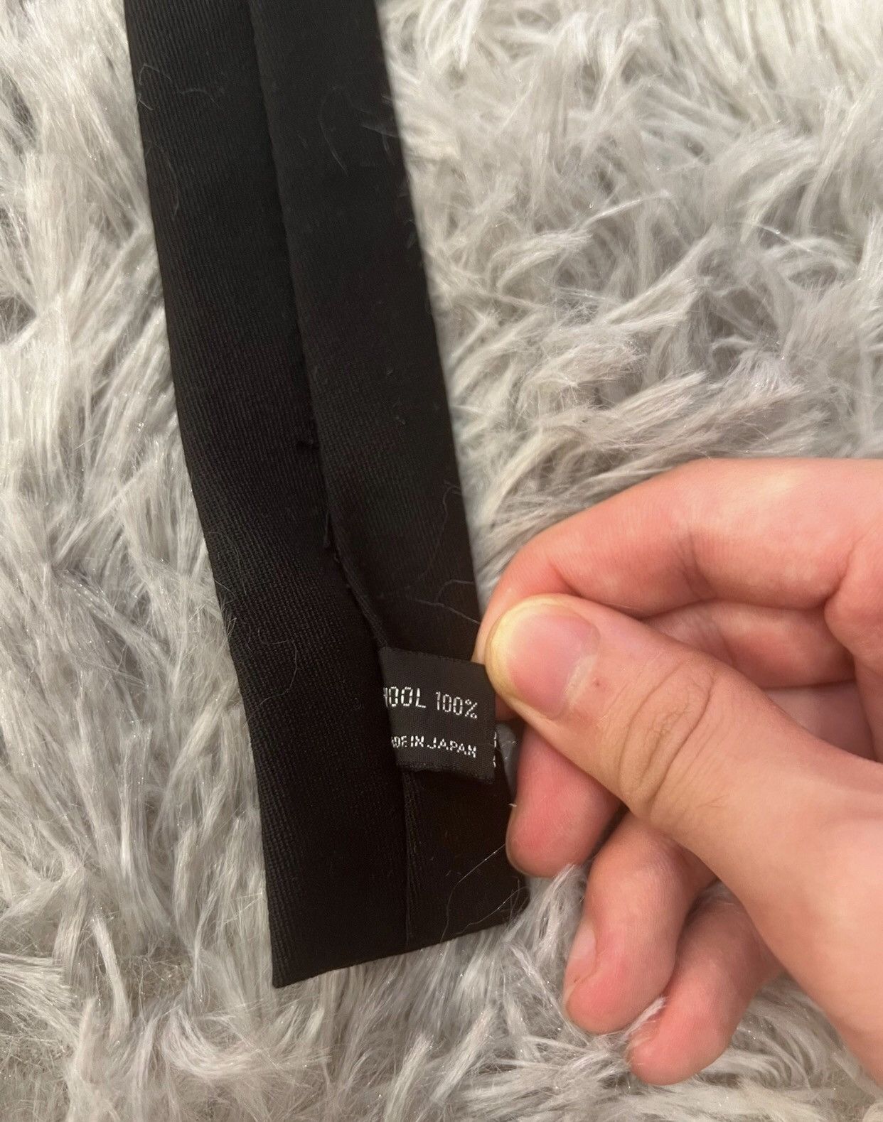 Yohji Yamamoto Yohji Yamamoto's "Low Altitude Flight" Tie 2412-Nextarrow Size ONE SIZE - 7 Thumbnail