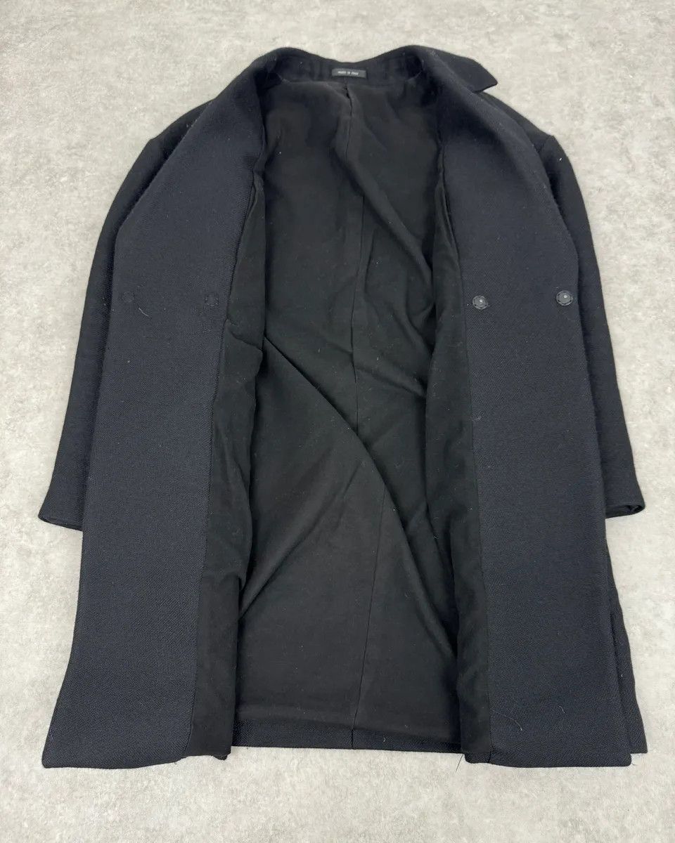 Emporio Armani AW2015 Emporio Armani Black Wool Aura Long Trench Jacket Size US M / EU 48-50 / 2 - 10 Thumbnail