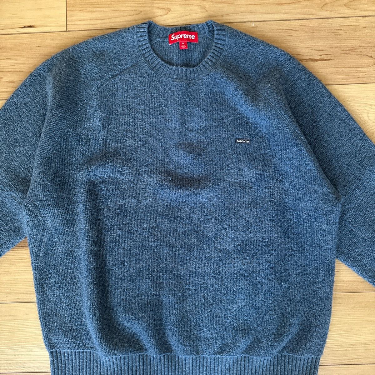 Supreme Blue Terry Small Box sweater FW24 size Medium