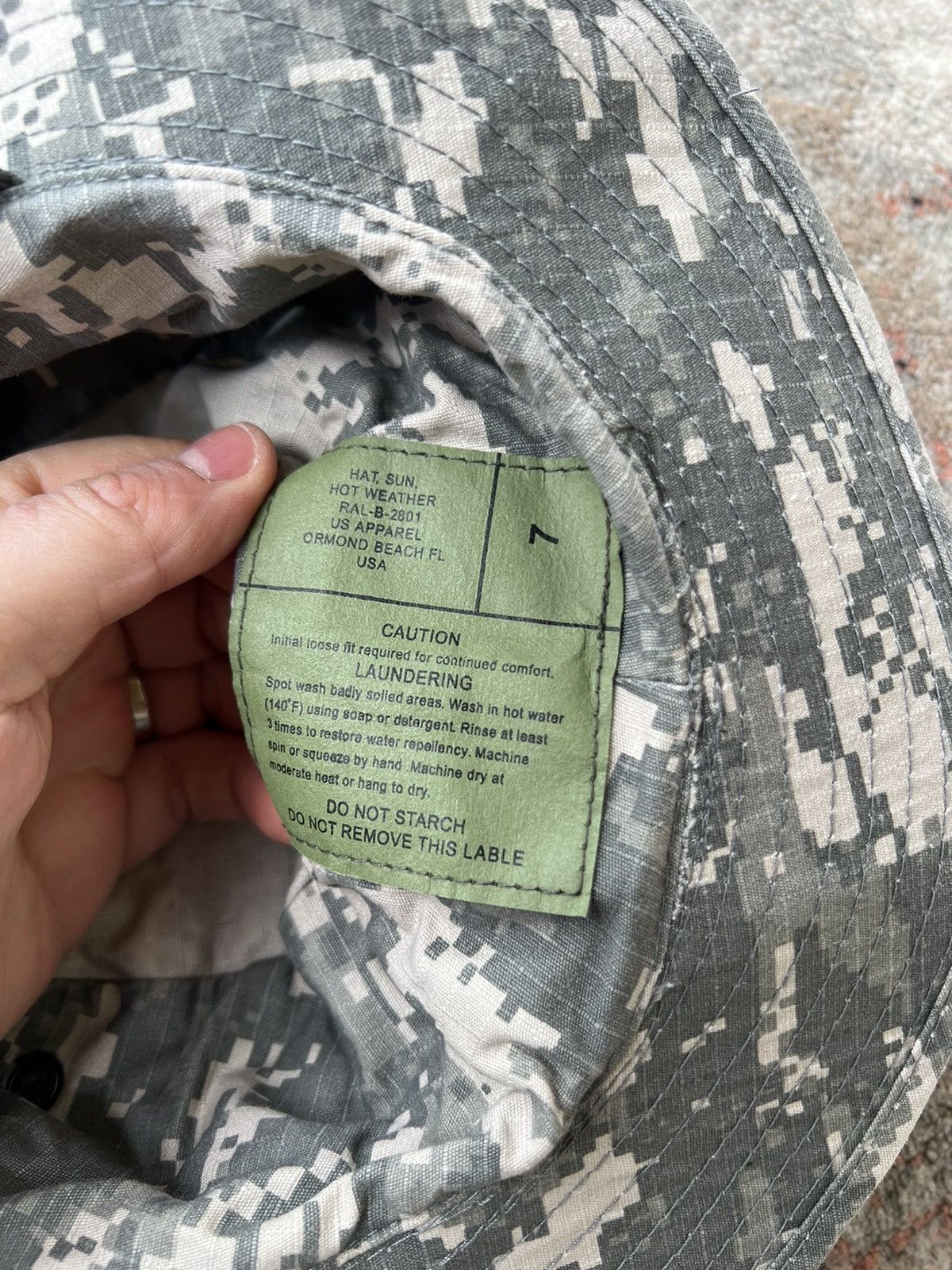 Other USA Army Sun Military Hat Size 7 Size ONE SIZE - 6 Thumbnail