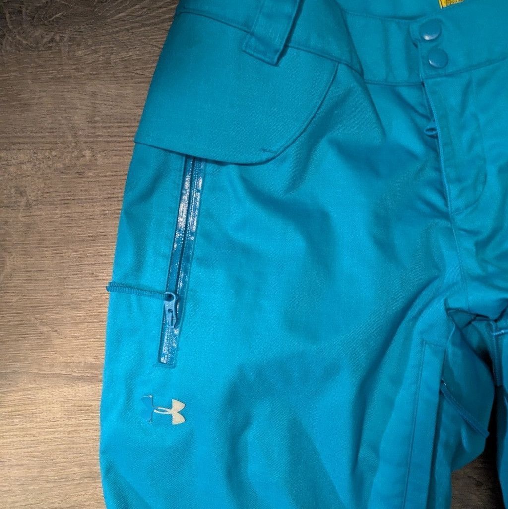 Under Armour Under Armour Turquoise Blue Storm Ski Snow Pants Size Small Size 30" / US 8 / IT 44 - 3 Thumbnail