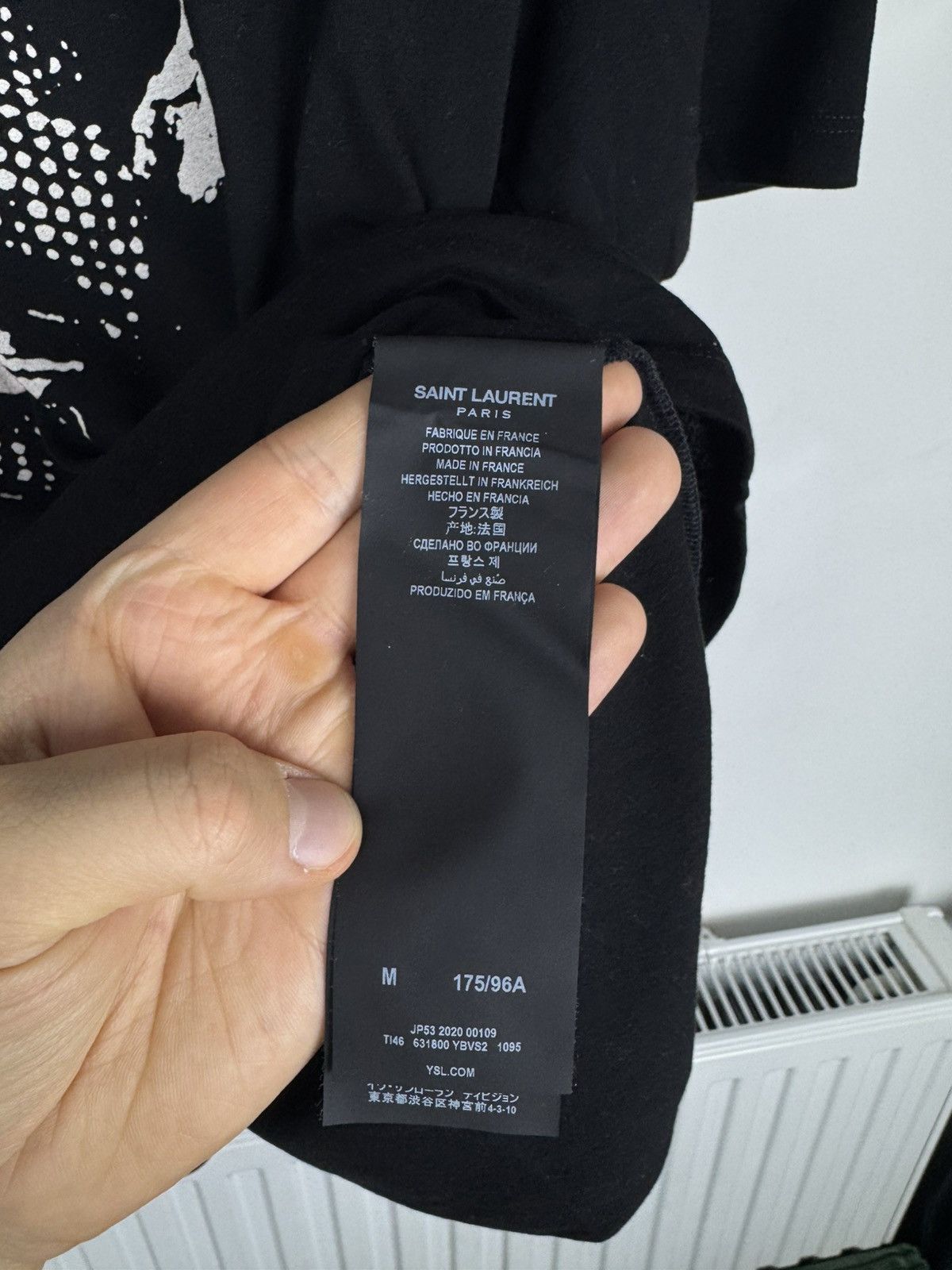 Saint Laurent Paris Saint Laurent Paris SLP YSL Hedi slimane Tees Rare Archive Size US M / EU 48-50 / 2 - 3 Thumbnail