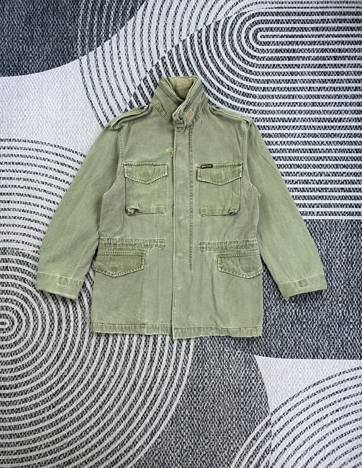 Vintage Vintage 70s Hop Scot Military M-65 Field Jacket Size US M / EU 48-50 / 2 - 1 Thumbnail