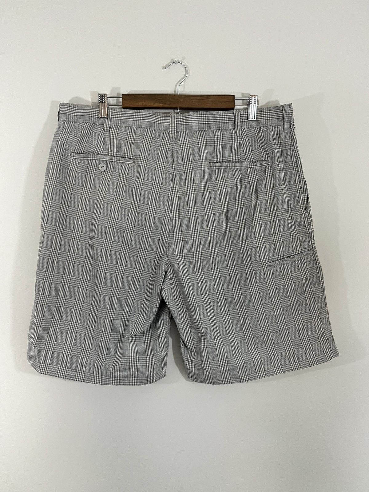 Vintage Check Plaid Pattern Y2K 2000s Skate Shorts Size US 36 / EU 52 - 8 Thumbnail