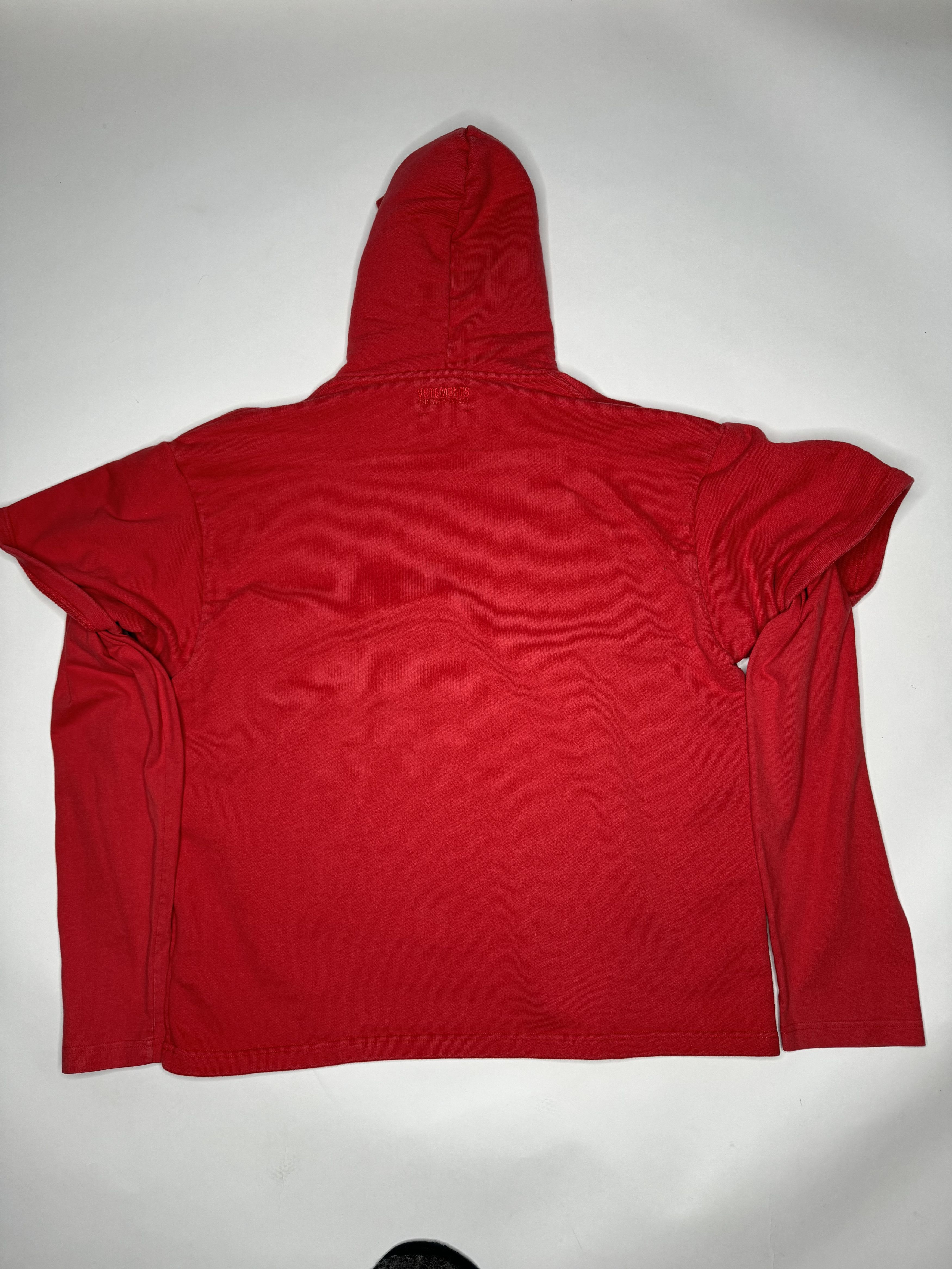 Tommy Hilfiger × Vetements Vetements x Tommy Hilfiger Logo Hoodie Red Size US XS / EU 42 / 0 - 3 Thumbnail