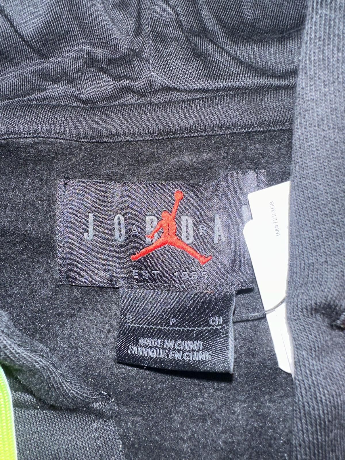 Designer Air Jordan Flight MVP Fleece Black Pullover Hoodie Sample Size US S / EU 44-46 / 1 - 7 Thumbnail