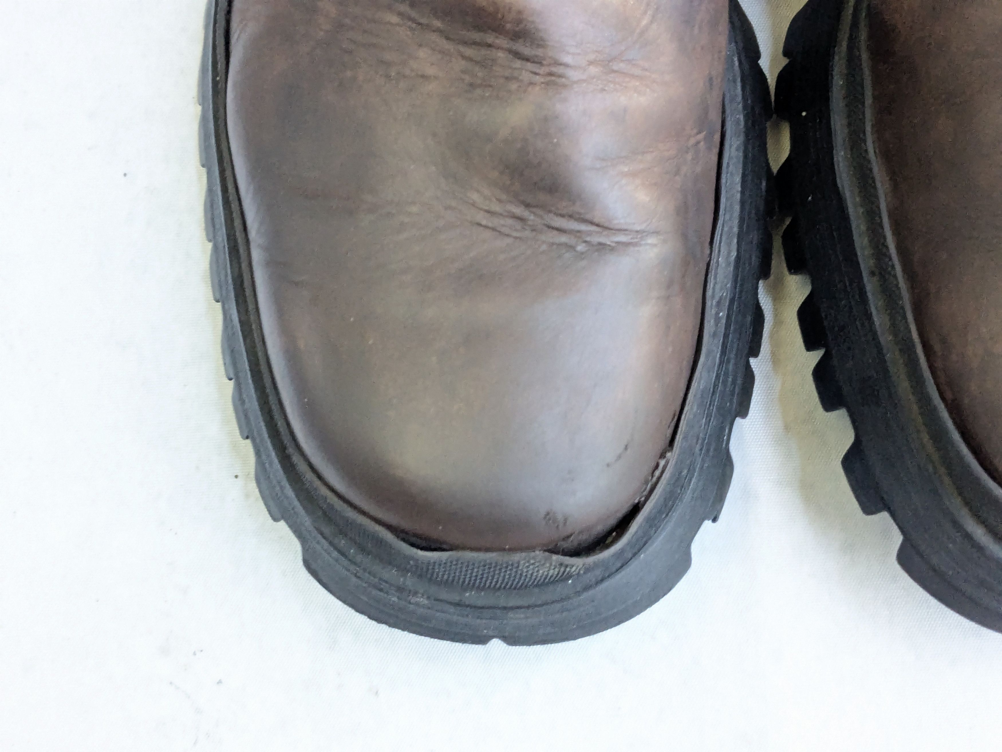 Prada Brixxen Chelsea Boots Brown 9 Leather Chunky Platform Y2K Size US 9 / EU 42 - 3 Thumbnail