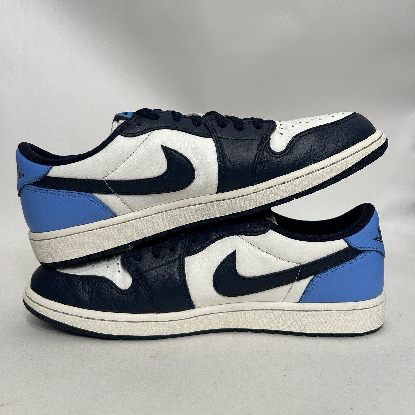 Jordan Brand Nike Air Jordan 1 Low Retro OG “Obsidian UNC” CZ0790-400 Size US 13 / EU 46 - 3 Thumbnail