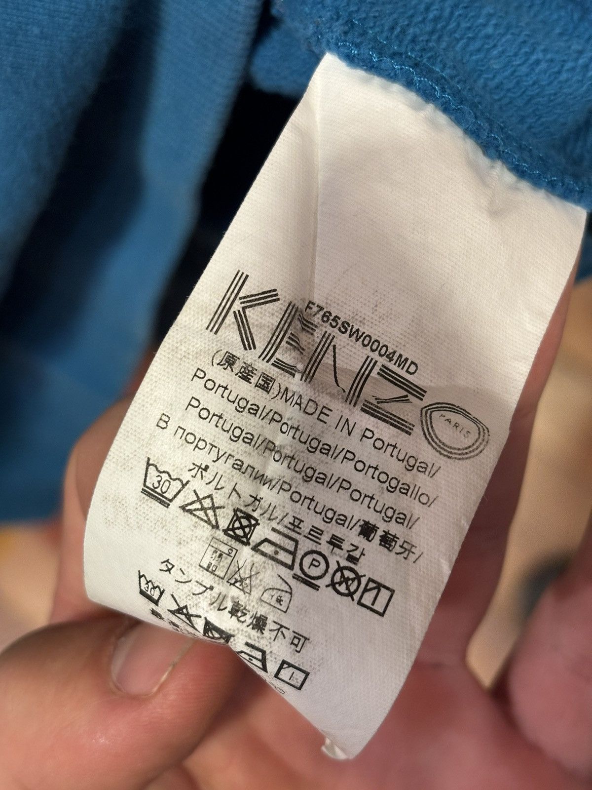 Kenzo Kenzo Logo Crewneck Blue Size US M / EU 48-50 / 2 - 4 Thumbnail