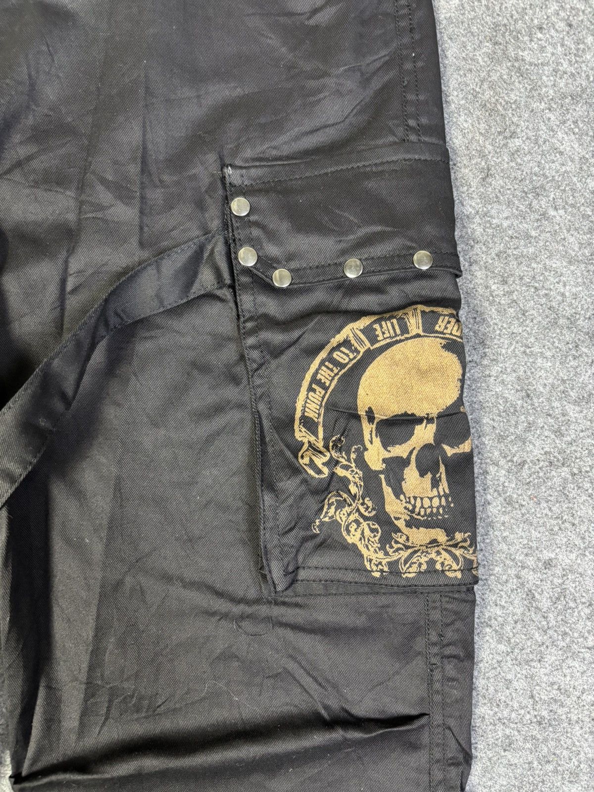 Japanese Brand SEX POT ReVeNGe Japan Punk Anarchy Bondage Street Pant K177 Size US 31 - 4 Thumbnail