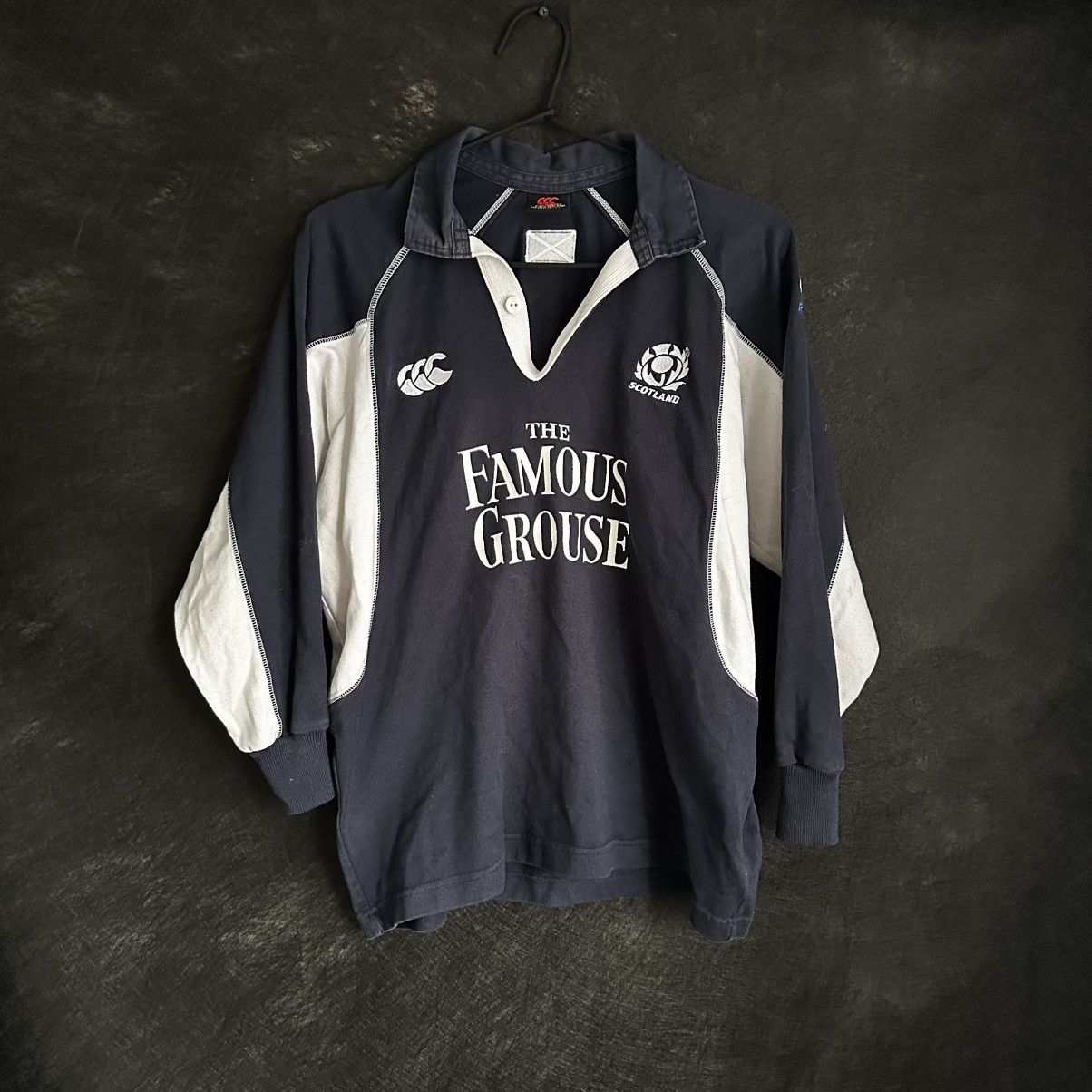 Canterbury of New Zealand RARE 2002 SCOTLAND TEAM HOME RUGBY UNION SHIRT JERSEY Size US XS / EU 42 / 0 - 1 Thumbnail