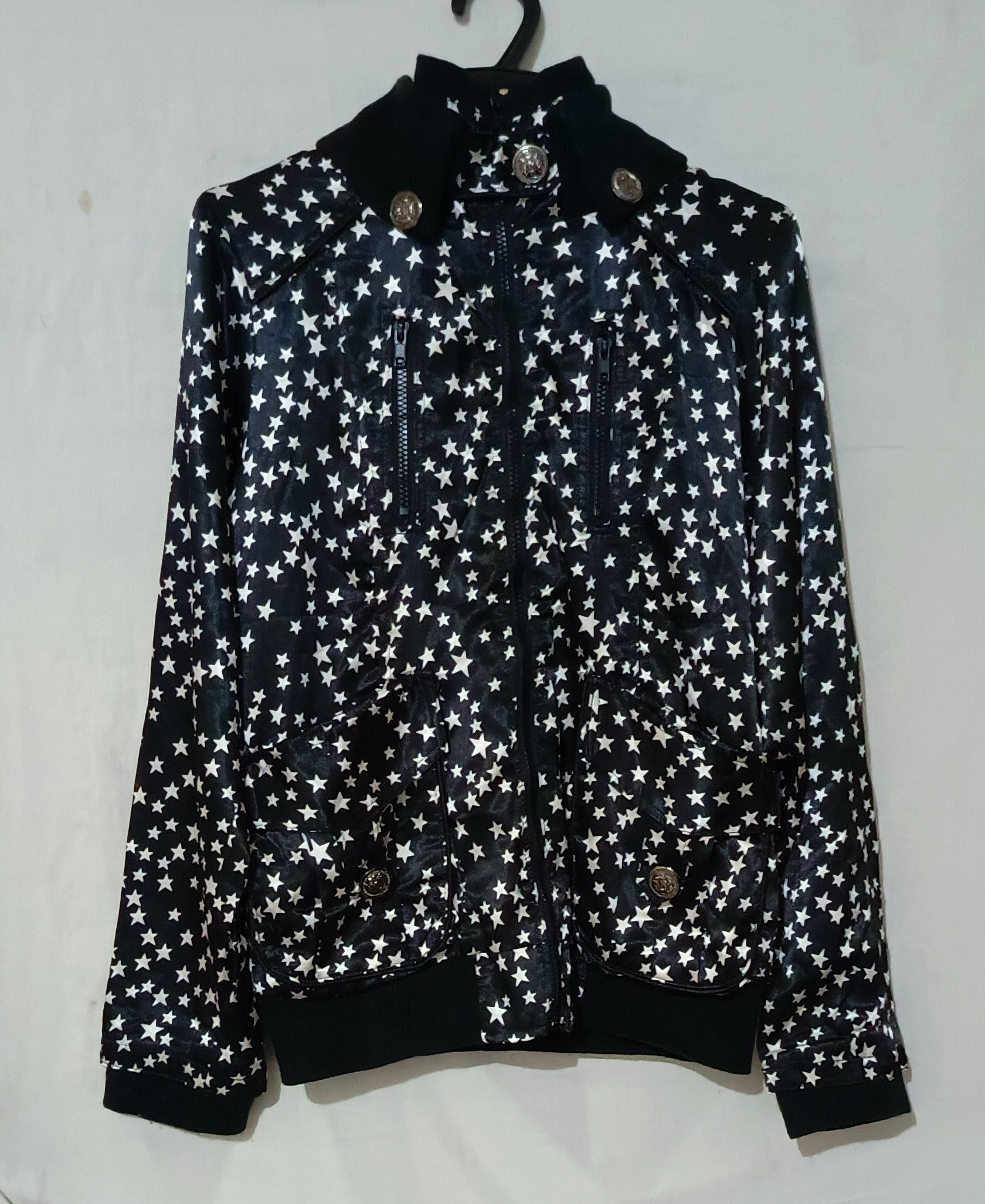 Beauty Beast CHU XXX - High Collar Star Studded Vampire Harajuku Jacket Size M / US 6-8 / IT 42-44 - 1 Thumbnail
