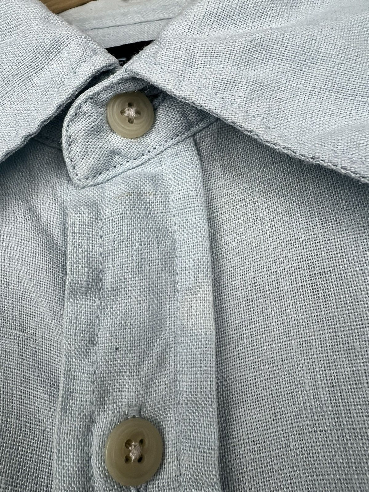 Gap × Vintage Gap Vintage Linen Blue Shirt Oversized Size US L / EU 52-54 / 3 - 6 Thumbnail