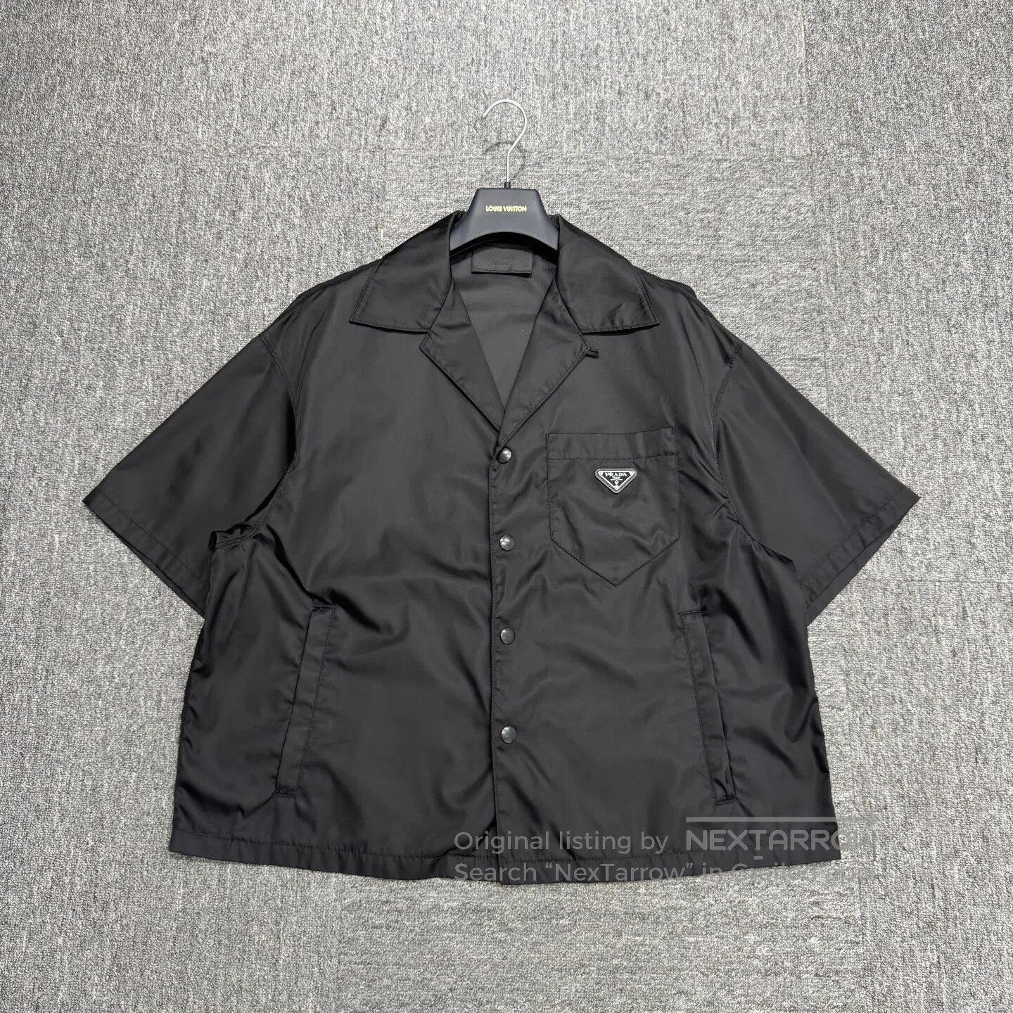 Prada Prada Triangle logo nylon short-sleeve shirt| Size US M / EU 48-50 / 2 - 1 Thumbnail