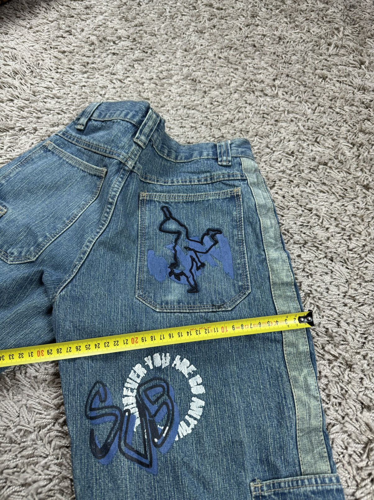 Vintage Vintage jeans baggy pants X-Mail hiphop original skate item Size US 29 - 7 Thumbnail