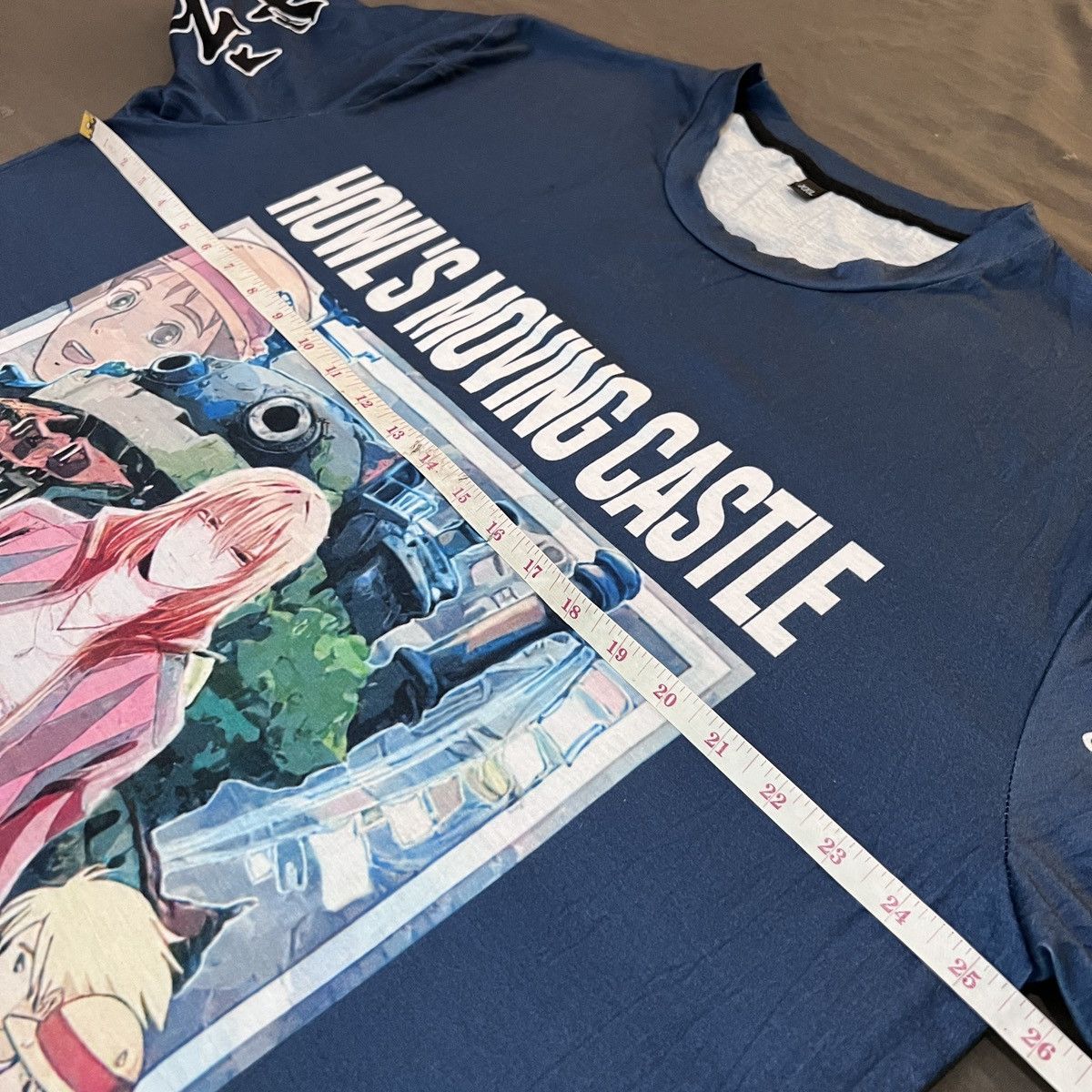 Anime × Cartoon Network × Japanese Brand Howl's Moving Castle Studio Ghibli Promo Tee anime Size US XXL / EU 58 / 5 - 8 Thumbnail