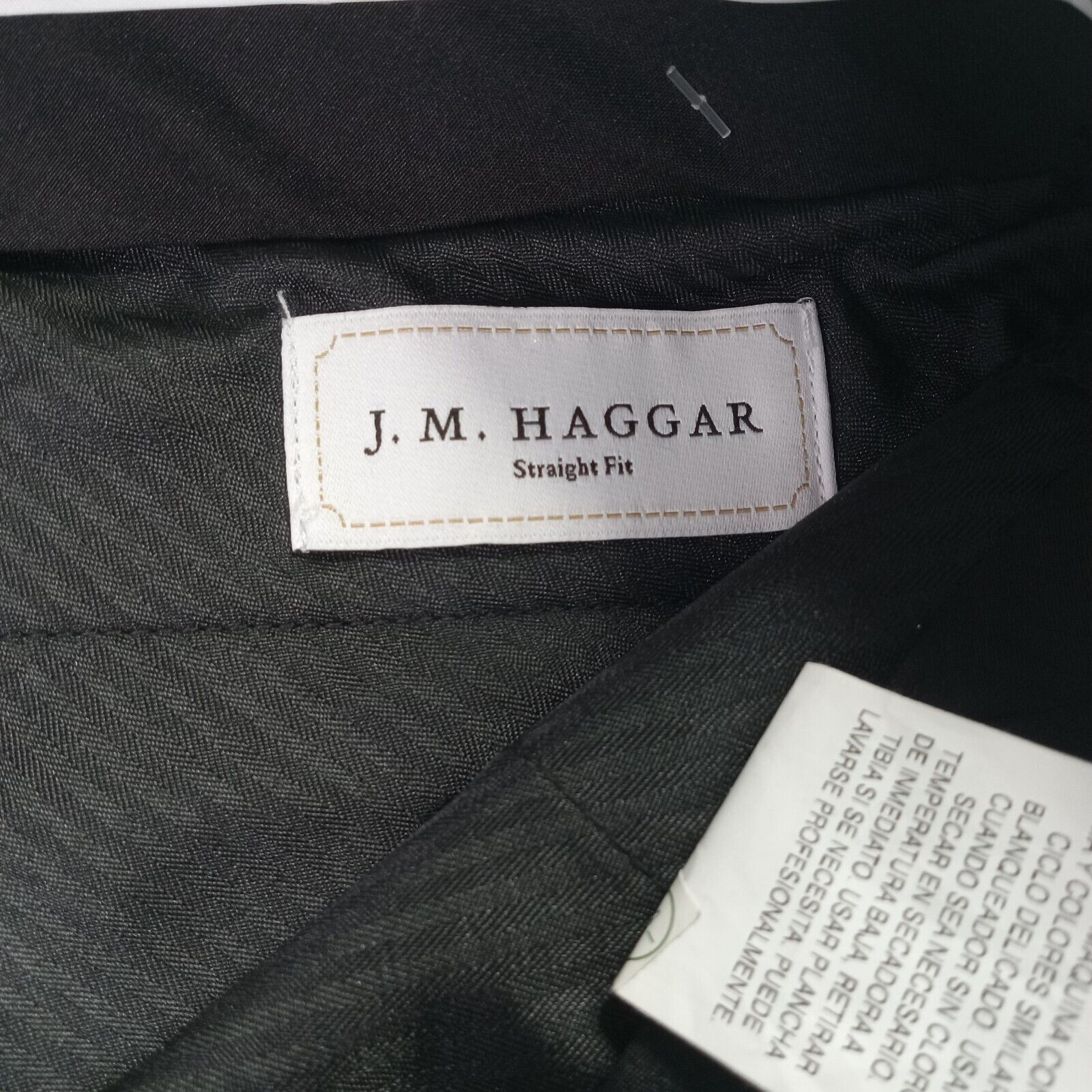 Haggar Haggar Dress Pants Men's 36x32 Black Straight Fit Flat Front Size US 36 / EU 52 - 5 Thumbnail