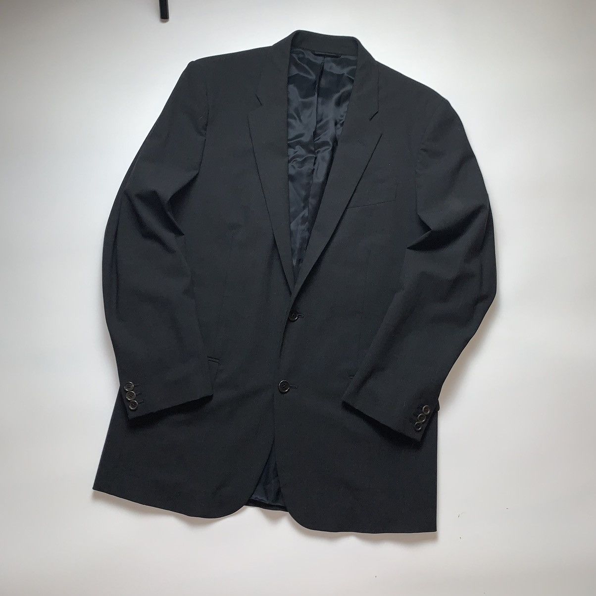 Helmut Lang Vintage 2000’s Helmut Lang black blazer jacket Size 48S - 1 Thumbnail