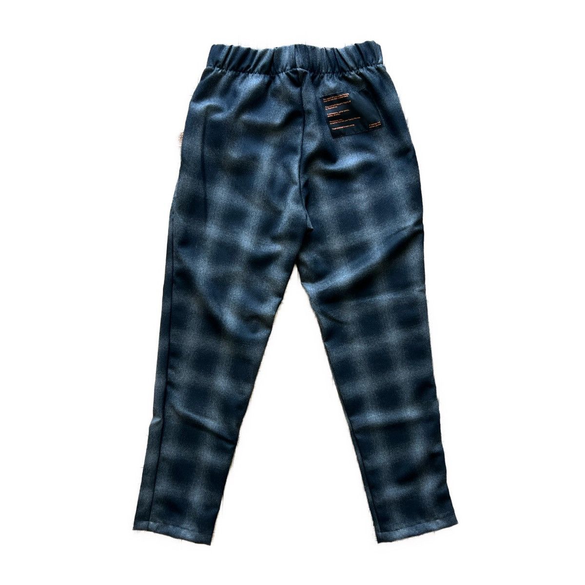 Liberal Youth Ministry Elastic Waist Cropped Shadow Plaid Pants in Grey Size 27" / US 4 / IT 40 - 2 Thumbnail