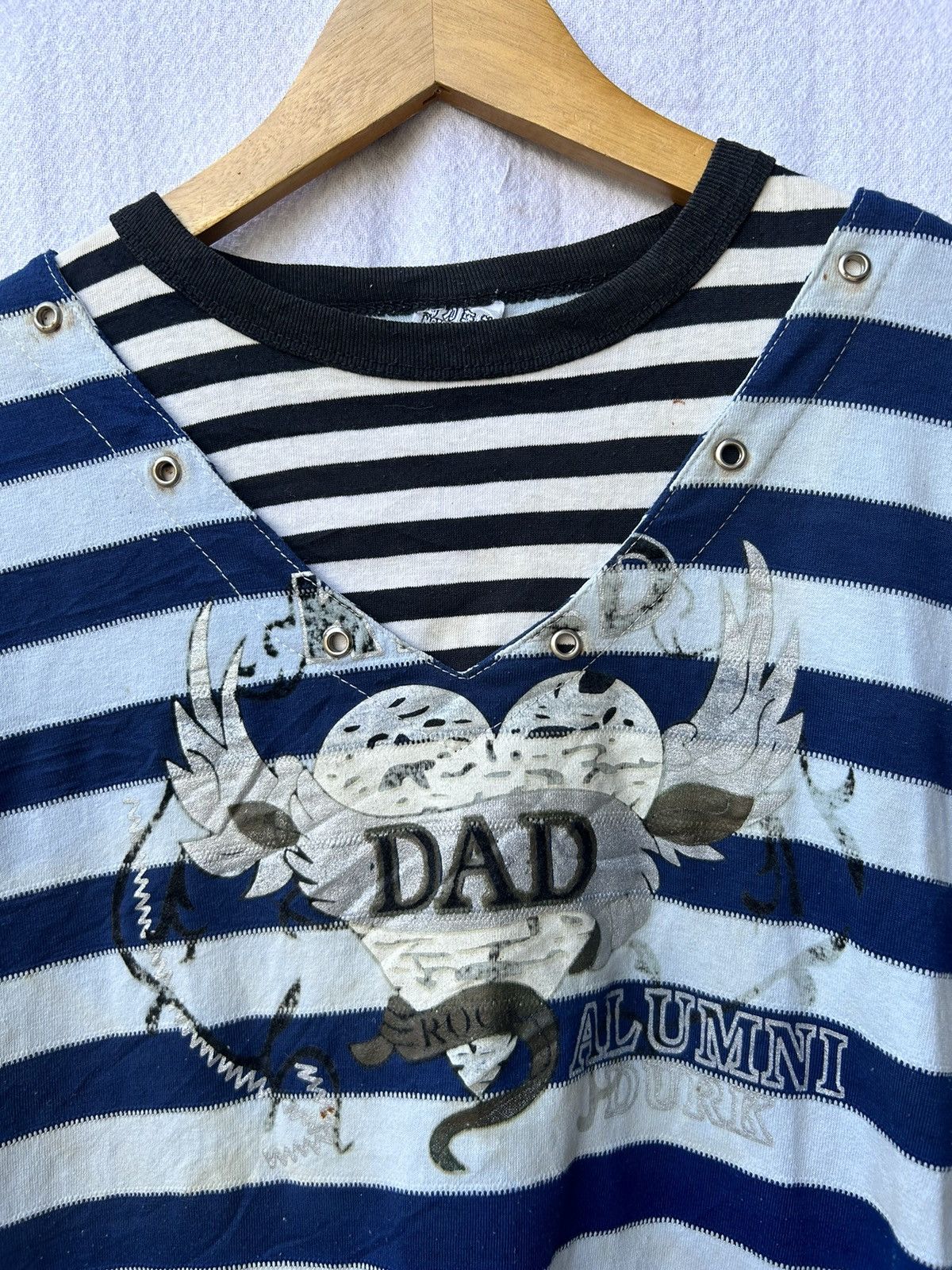If Six Was Nine × Japanese Brand × Le Grande Bleu (L.G.B.) Striped japanese gothic double layers Ifsixwasnine lgb Size US L / EU 52-54 / 3 - 2 Thumbnail