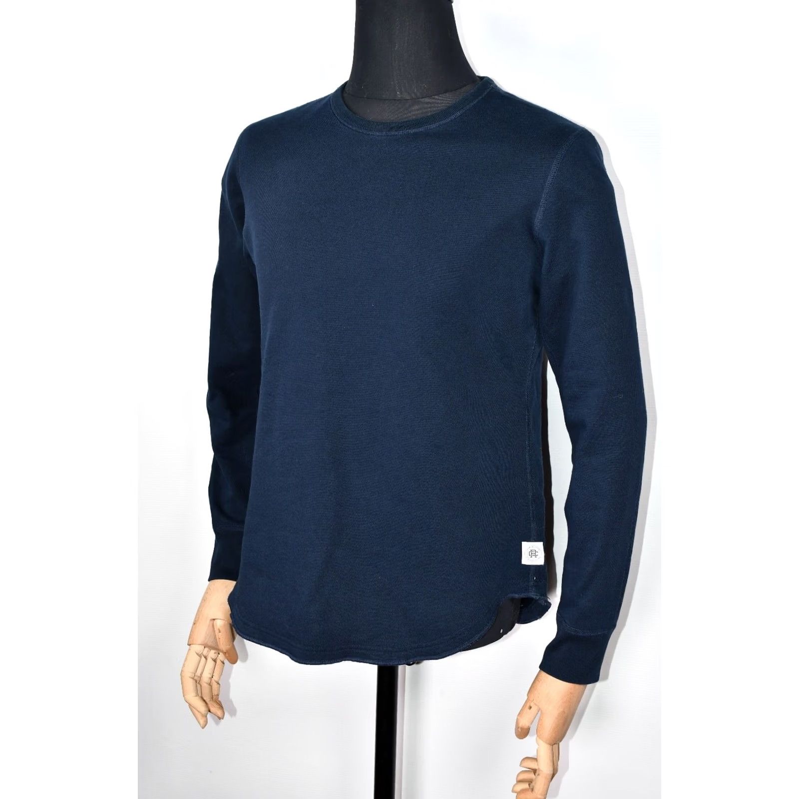 Reigning Champ Reigning Champ Pullover Sweatshirt Mens M Blue Cotton Crew Neck (Long Sleeve) Classic Regular Fit Shirt? Size US M / EU 48-50 / 2 - 4 Thumbnail