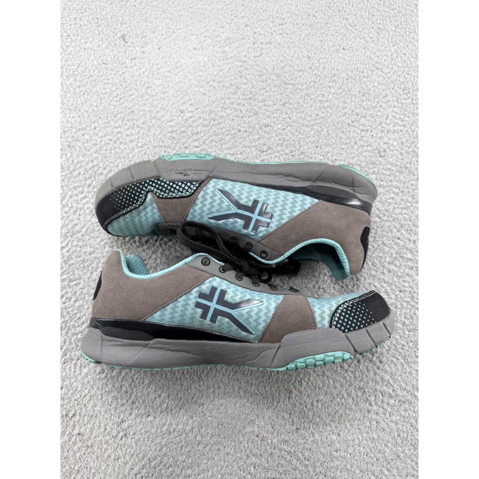 Vintage KURU Quantum Womens Sneakers Urban Concrete/Topaz Blue Sz 11.5 Workwear Athletic Synthetic Lace Up Size US 11.5 / IT 41.5 - 3 Thumbnail