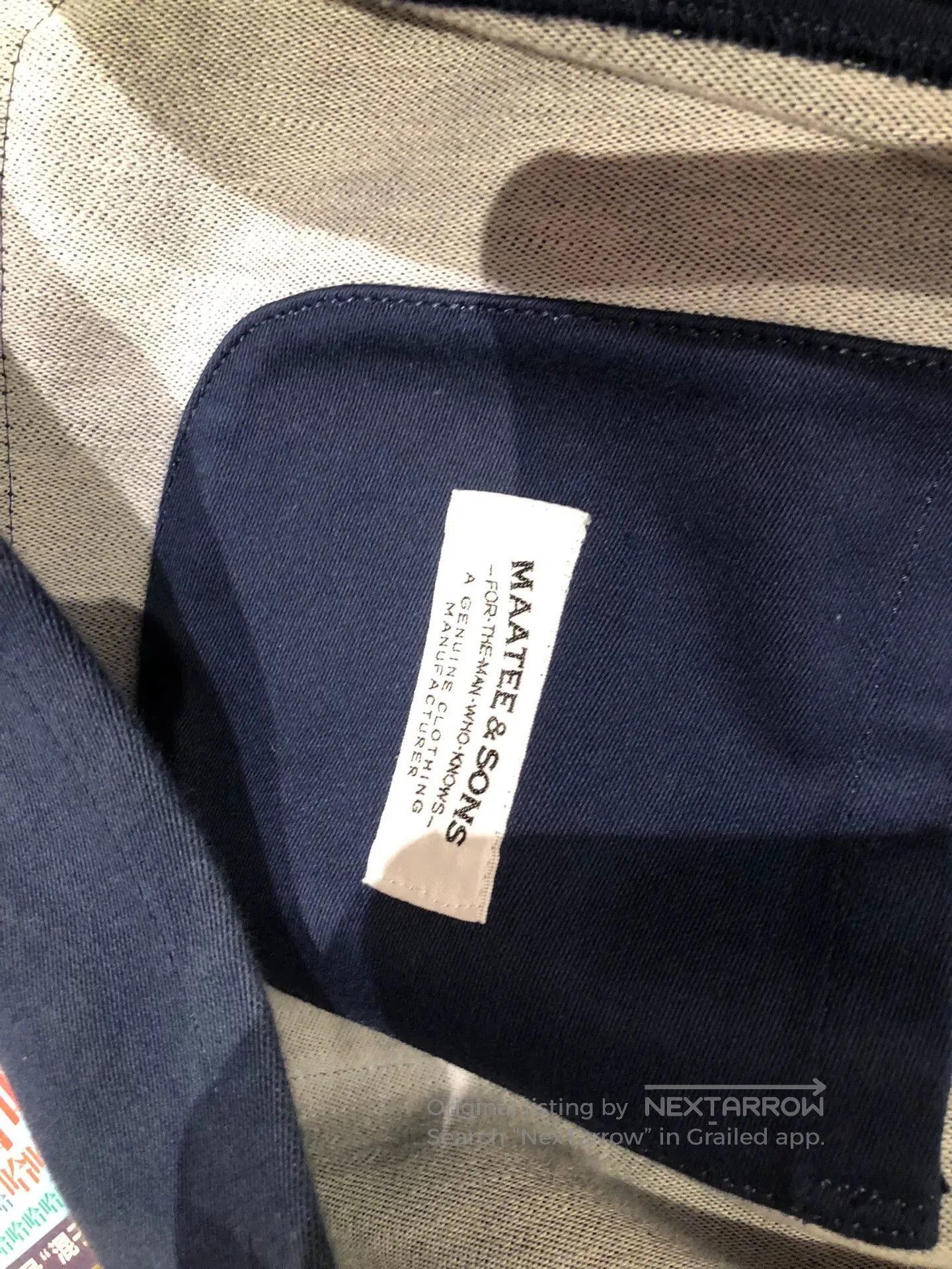 MAATEE & SONS MAATEE&SONS Moleskin Work Jacket. Size US L / EU 52-54 / 3 - 6 Thumbnail