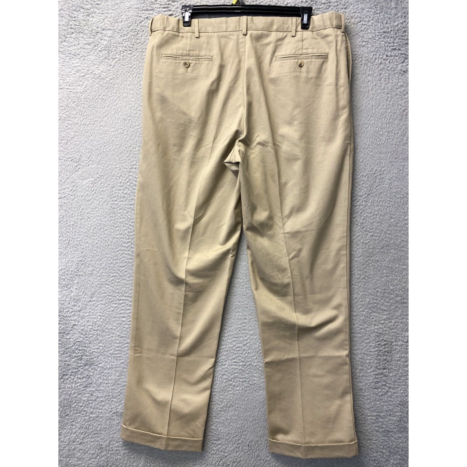 Lands' End VINTAGE Lands' End Men's Chino Pants Regular Fit Tan 40x34 Dress Casual Size US 40 / EU 56 - 5 Thumbnail
