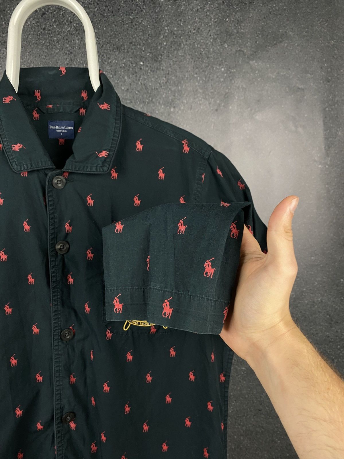 Polo Ralph Lauren Vintage Polo Ralph Lauren Monogrammed Shirt Long Sleeve Size US S / EU 44-46 / 1 - 8 Thumbnail