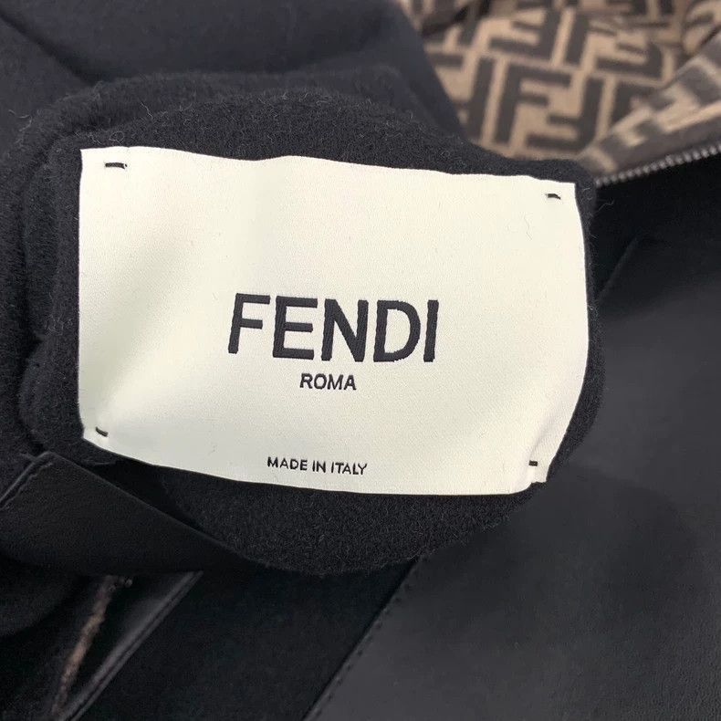 Fendi Fendi Brown Logo DoubleSided Hooded Jacket Size US M / EU 48-50 / 2 - 7 Thumbnail