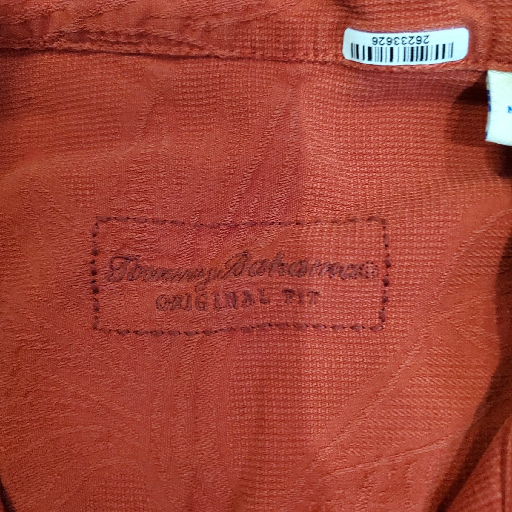 Tommy Bahama Tommy Bahama Shirt Mens Medium Red 100% Silk Jacquard Tropical Camp Button Front Short Sleeve Casual Size US M / EU 48-50 / 2 - 4 Thumbnail