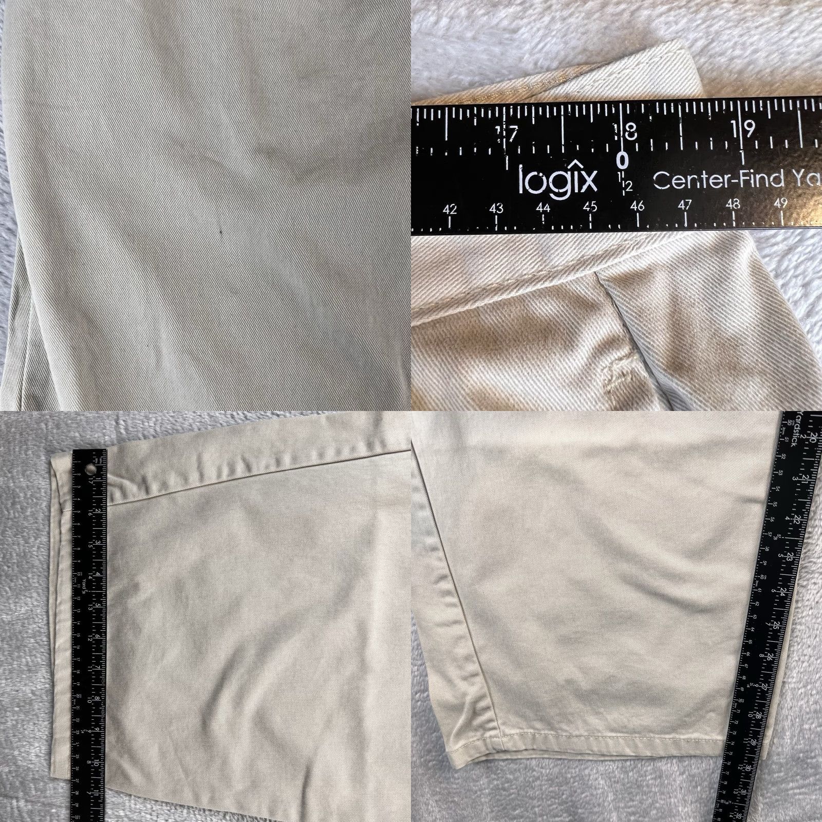Beverly Hills Polo Club VINTAGE Beverly Hills Polo Club Chino Pants Men’s 40x30 Cream Pleated Preppy Style Casual Business Travel Size US L / EU 52-54 / 3 - 8 Thumbnail