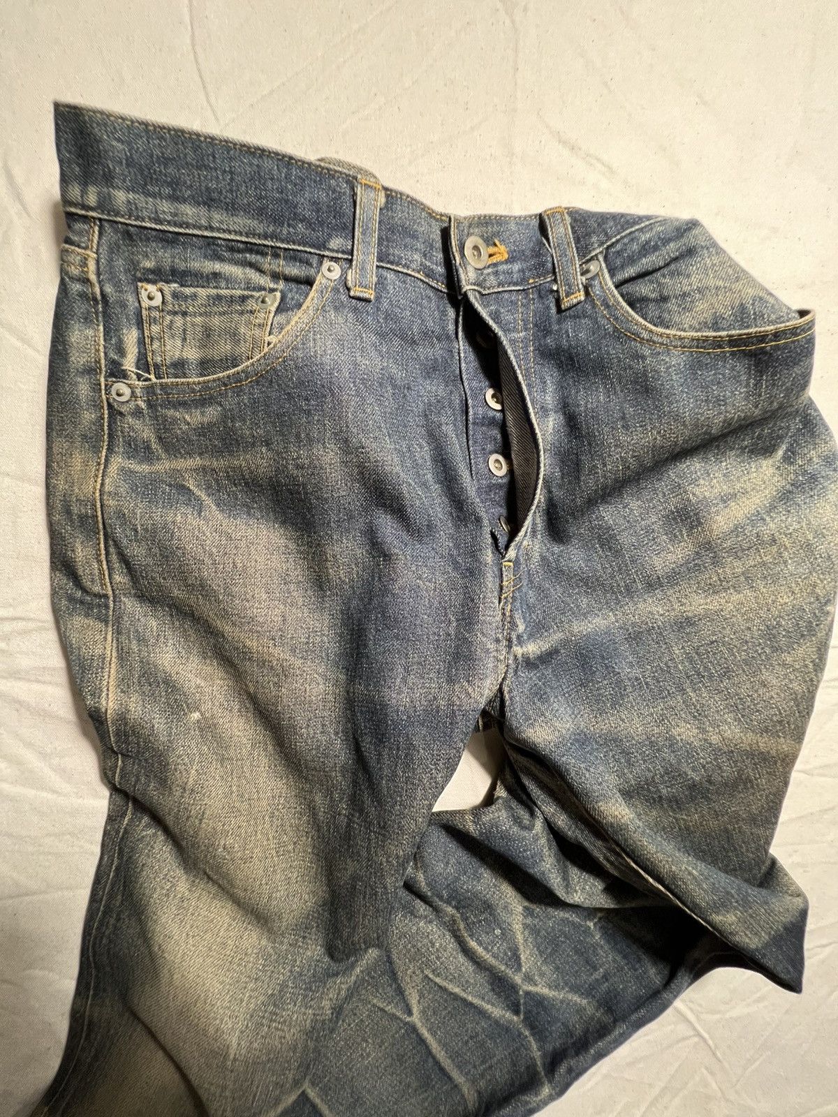 Yohji Yamamoto INED HOMME distressed denim Size US 30 / EU 46 - 11 Thumbnail