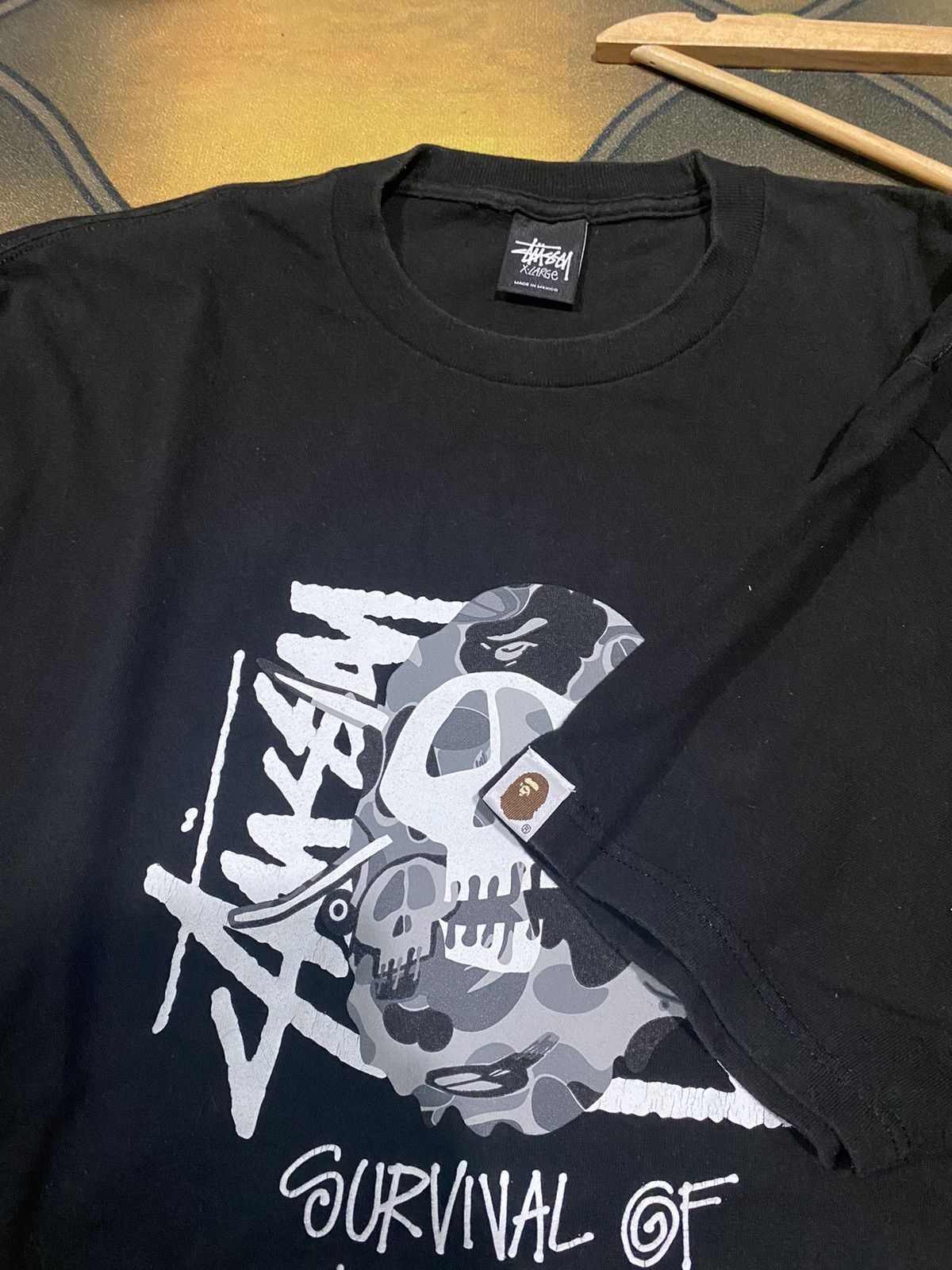Bape × Stussy Stussy X Bape Tee Size US XL / EU 56 / 4 - 2 Thumbnail