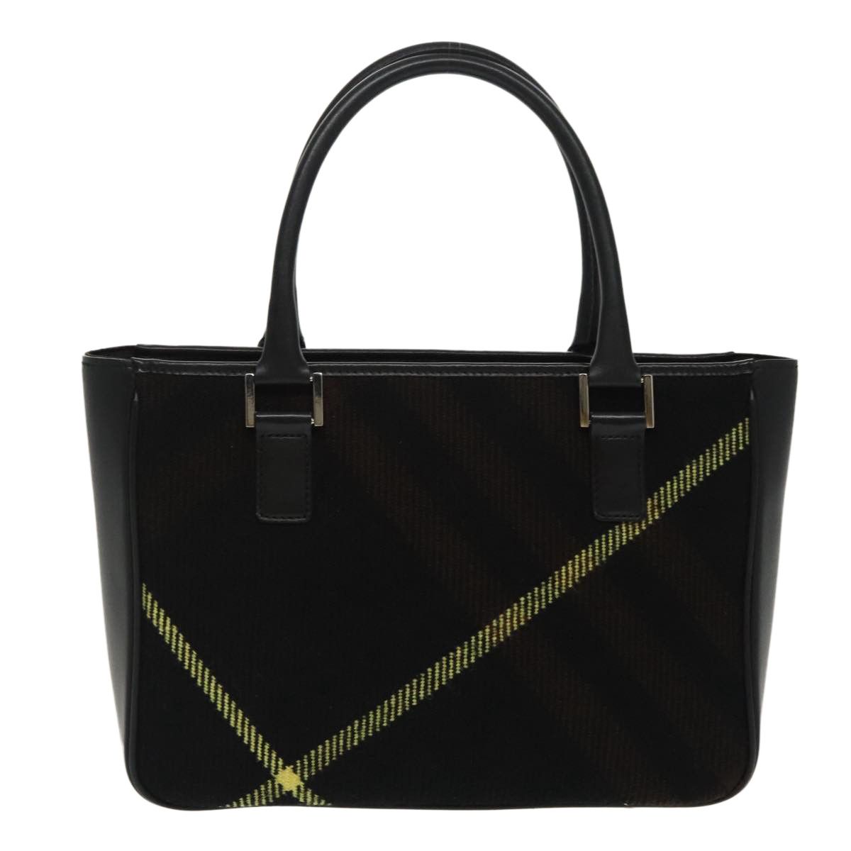 Burberry Black Leather Handbag (Pre-Owned) Size ONE SIZE - 1 Thumbnail