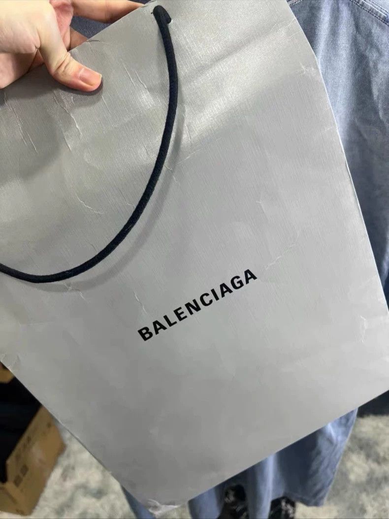 Balenciaga Balenciaga Distressed Washed Short Sleeve, New, Size M Size US M / EU 48-50 / 2 - 6 Thumbnail