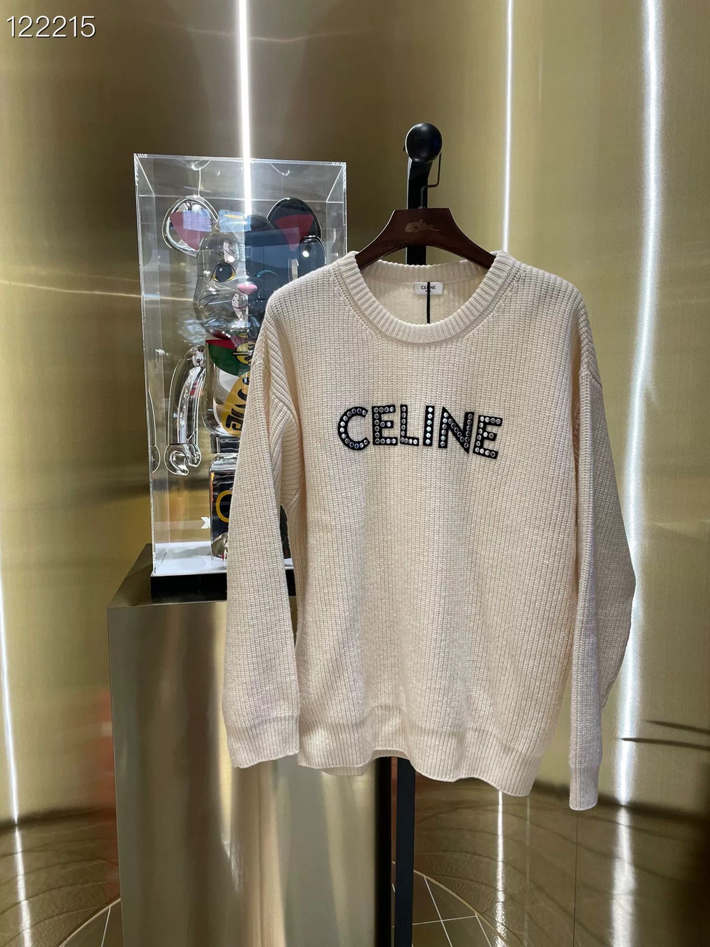 Celine Celine Rivet Logo Wool Sweater Size XS / US 0-2 / IT 36-38 - 1 Thumbnail