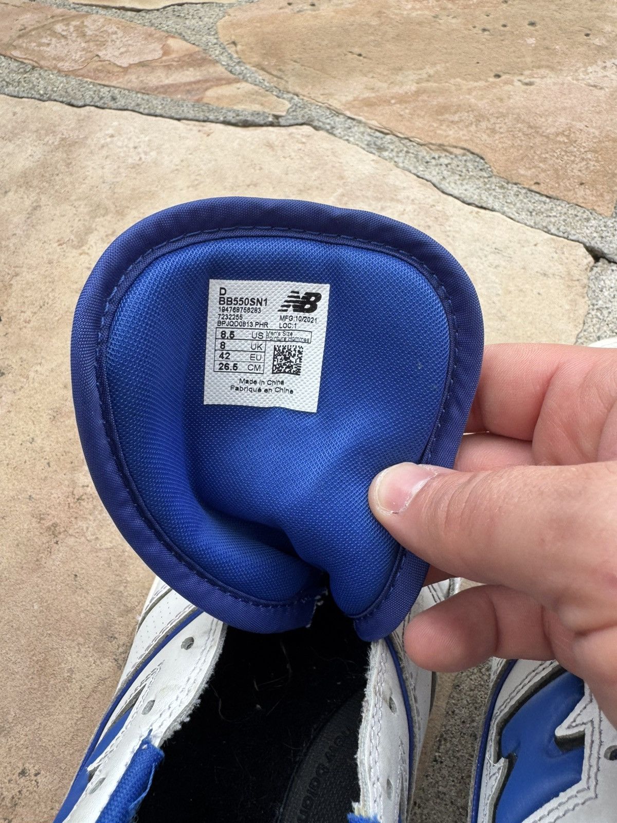 New Balance New Balance 550 Royal Blue Size US 8.5 / EU 41-42 - 6 Thumbnail
