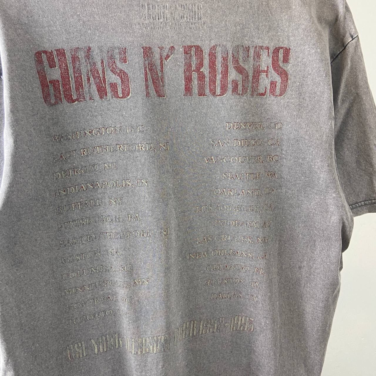 Band Tees Guns N Roses Faded Rock Band Tour T-Shirt Size US L / EU 52-54 / 3 - 7 Thumbnail
