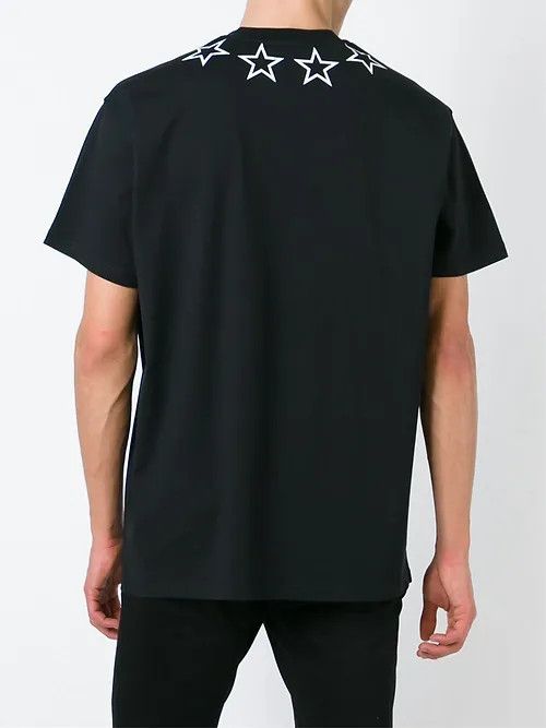 Givenchy Black and White Outline Stars Oversized T-Shirt Size US S / EU 44-46 / 1 - 4 Thumbnail