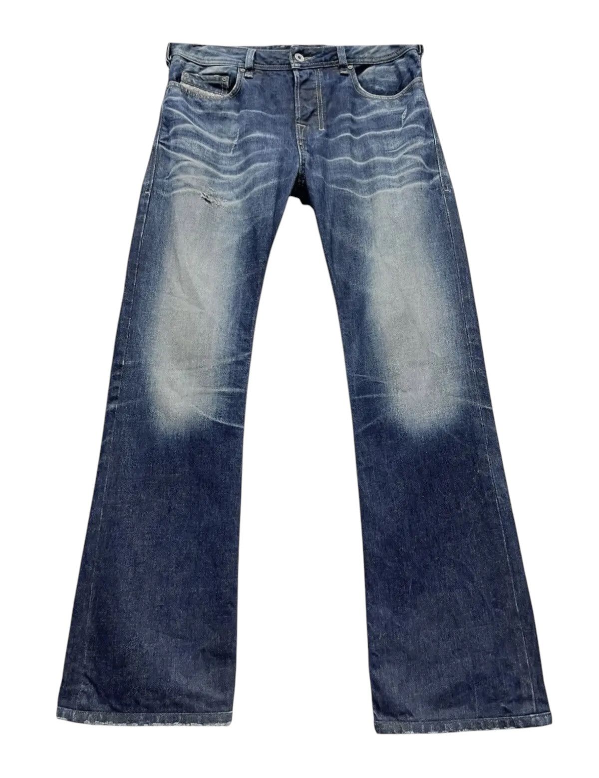 Diesel RARE🔥Vintage DIESEL ZATINY Mudwash Regular Bootcut Flare💥 Size US 29 - 2 Thumbnail