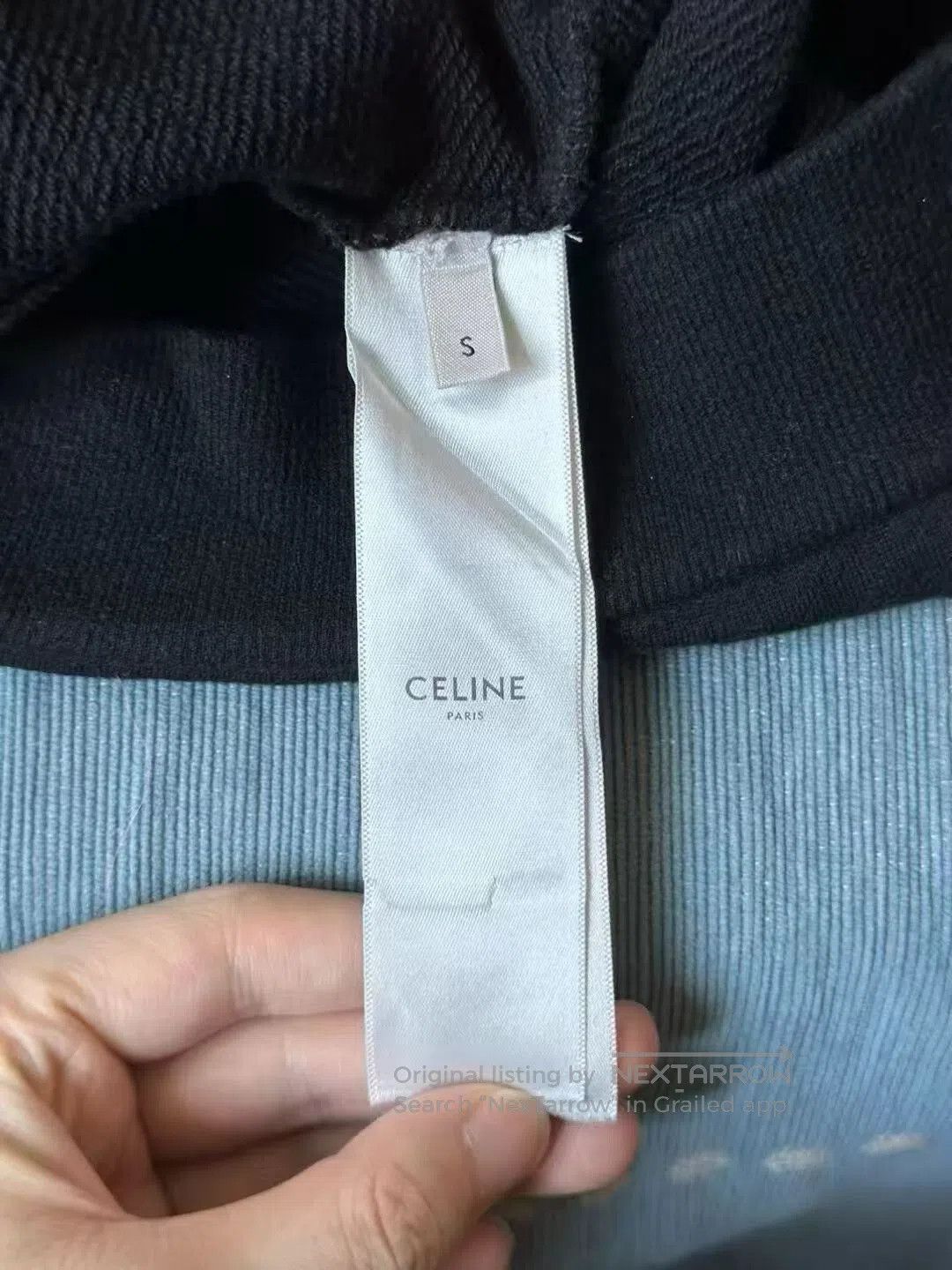 Celine Celine Black Logo Hoodie. Size US S / EU 44-46 / 1 - 3 Thumbnail