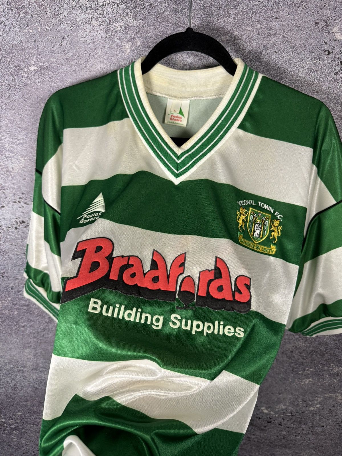 Vintage Vintage Yeovil Town FC 2003/04 Paulas Benara Soccer Jersey Size US XL / EU 56 / 4 - 10 Thumbnail