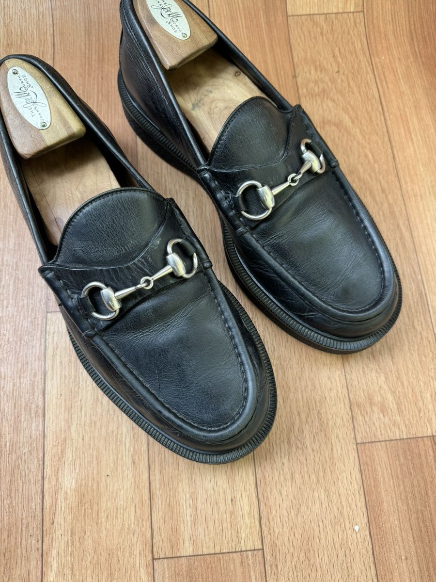 Gucci Gucci Horsebit Loafers platforms Size US 6.5 / EU 39-40 - 8 Thumbnail