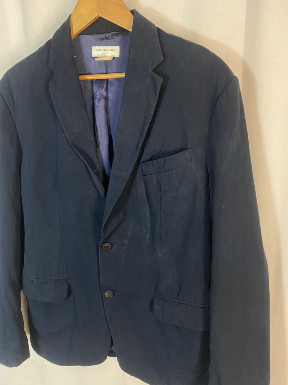Designer × Dries Van Noten Dries van noten distressed blazer jacket Size US M / EU 48-50 / 2 - 2 Thumbnail