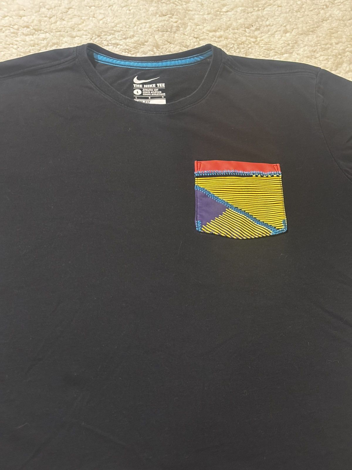 Nike Men’s black t-shirt0414 Size US L / EU 52-54 / 3 - 2 Thumbnail