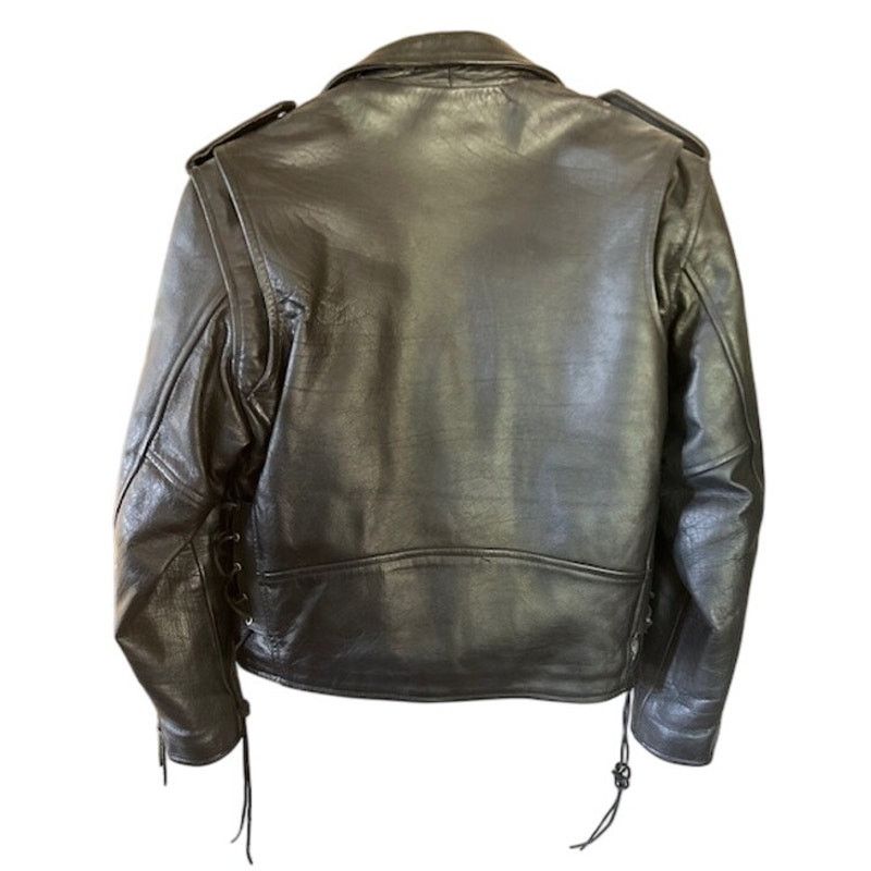 Other 4Star Men’s Leather Motorcycle Jacket 44 Black Size US S / EU 44-46 / 1 - 6 Thumbnail